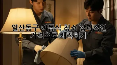 🚚 일산동구 이동식 청소, 합리적인 가격으로 쾌적하게! ✨